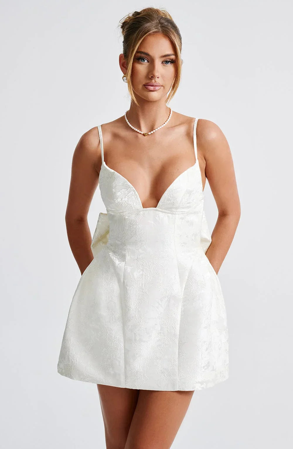 Zoella Mini Dress - Ivory