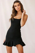 Emoji Bodycon Mini Dress Black
