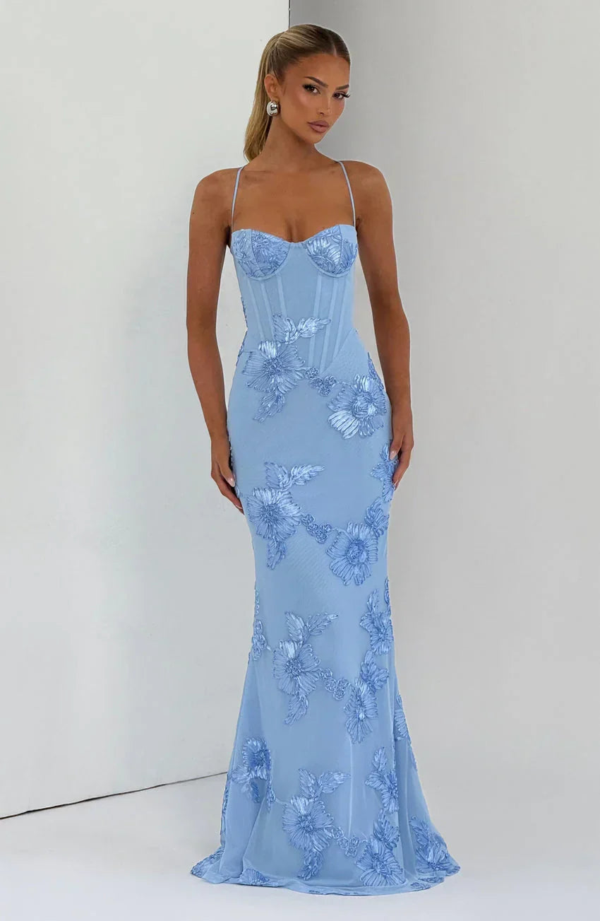 Nefertiti Maxi Dress - Glacier Blue