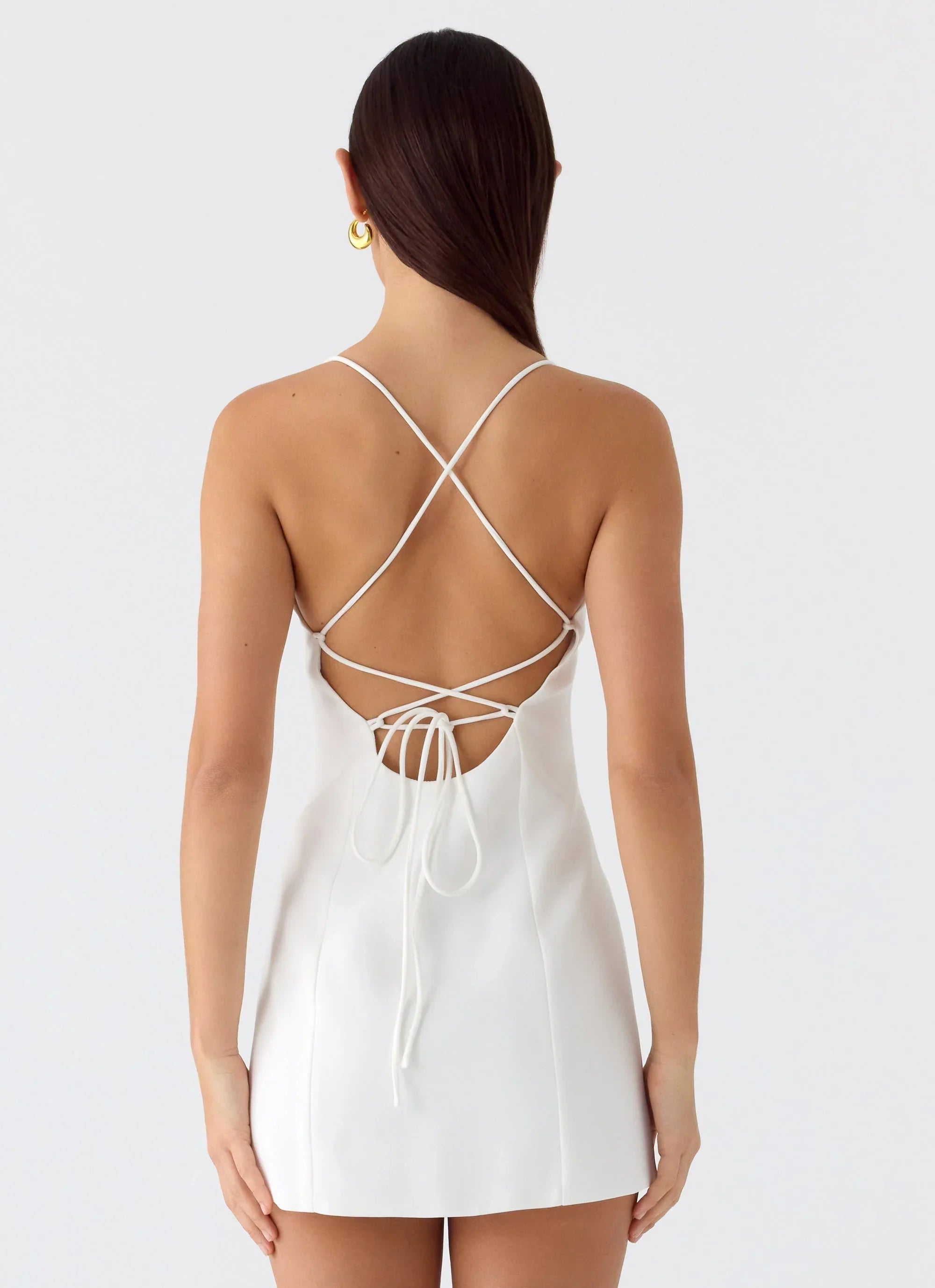 Famous Mini Dress - White