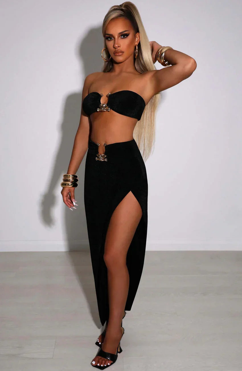 Malia Maxi Skirt - Black