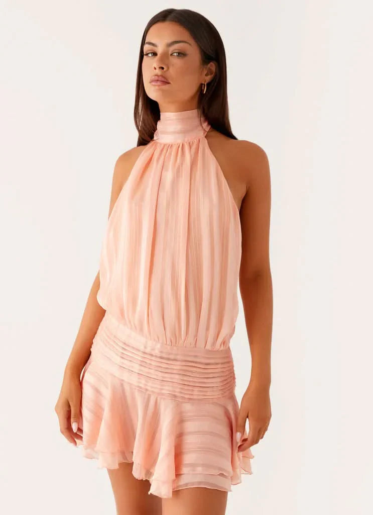 Sofia Chiffon Mini Dress