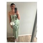 Coolness Calling Satin Maxi Dress White