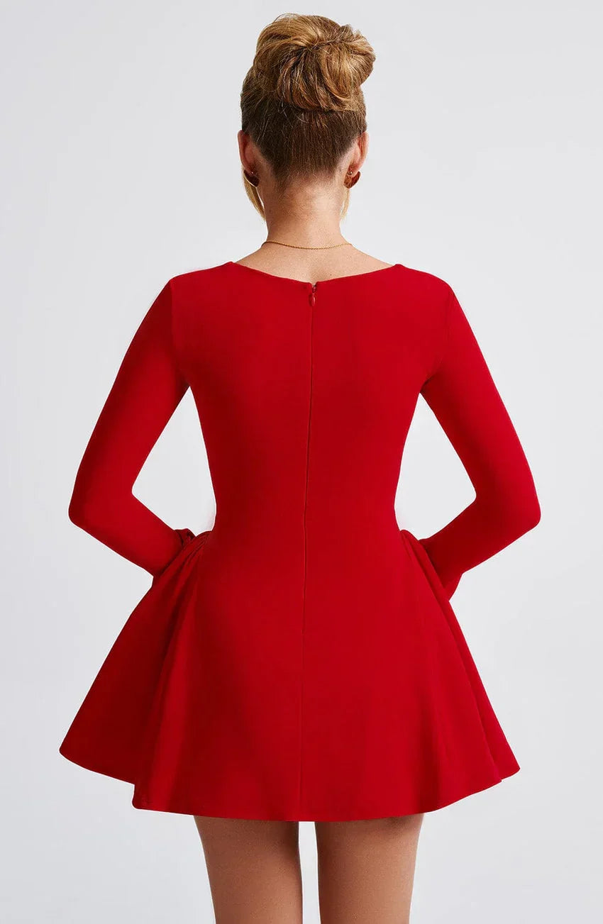 Megan Mini Dress - Red