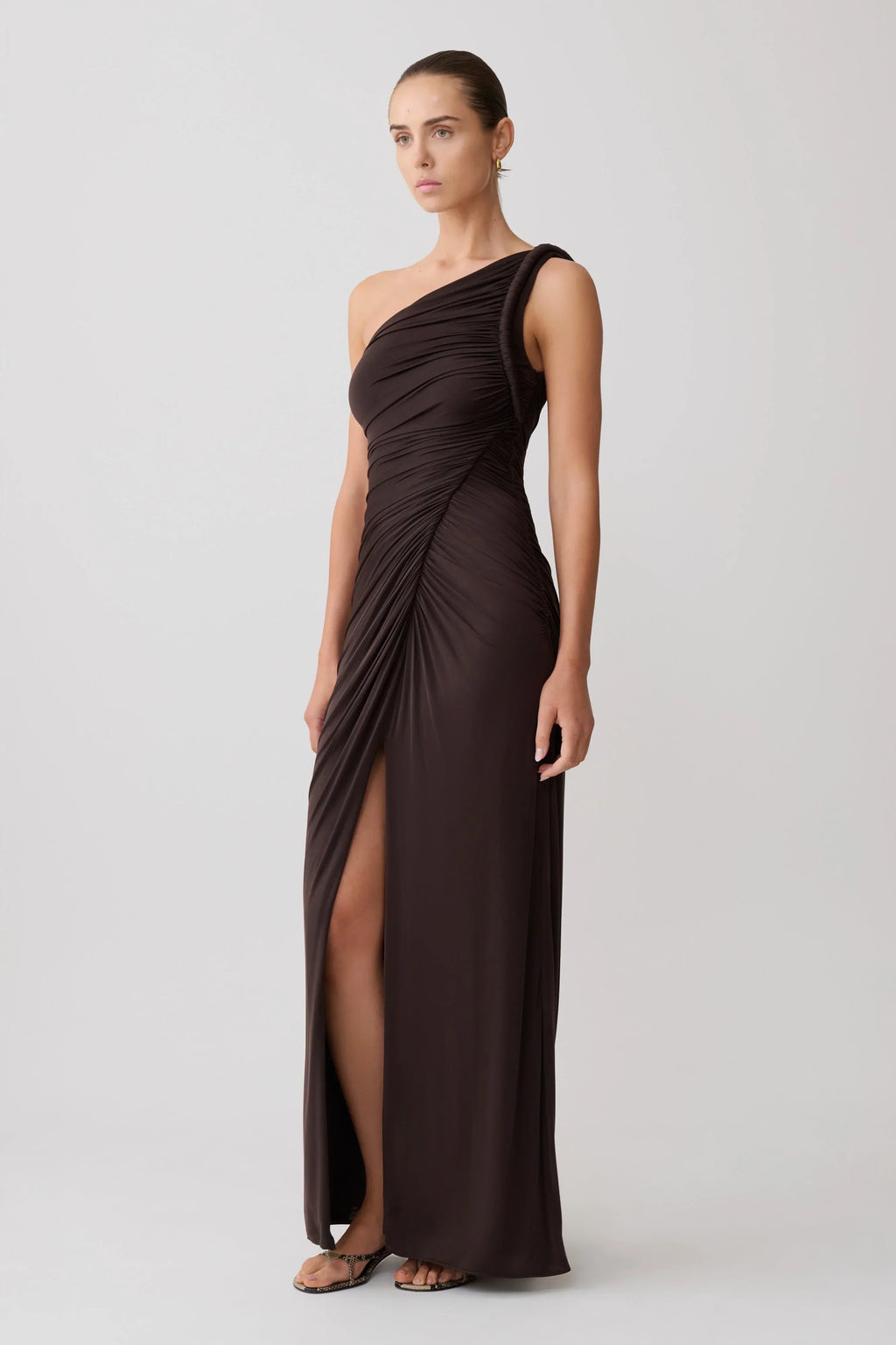 Ryn Twisted One Shoulder Maxi Dress