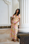 Bella Puff Sleeve Print Maxi Dress