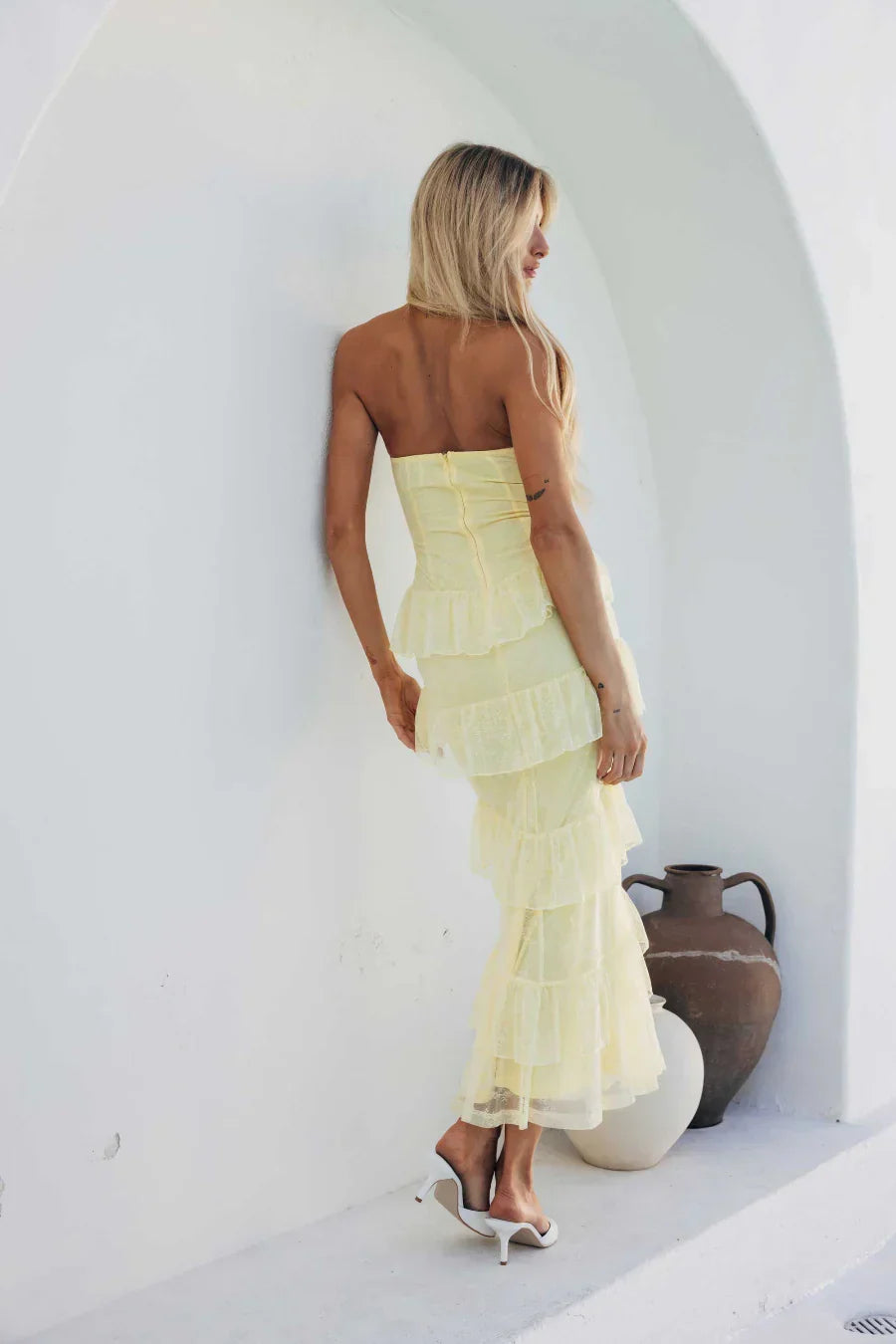 Azaria Ruffle Tiered Maxi Dress