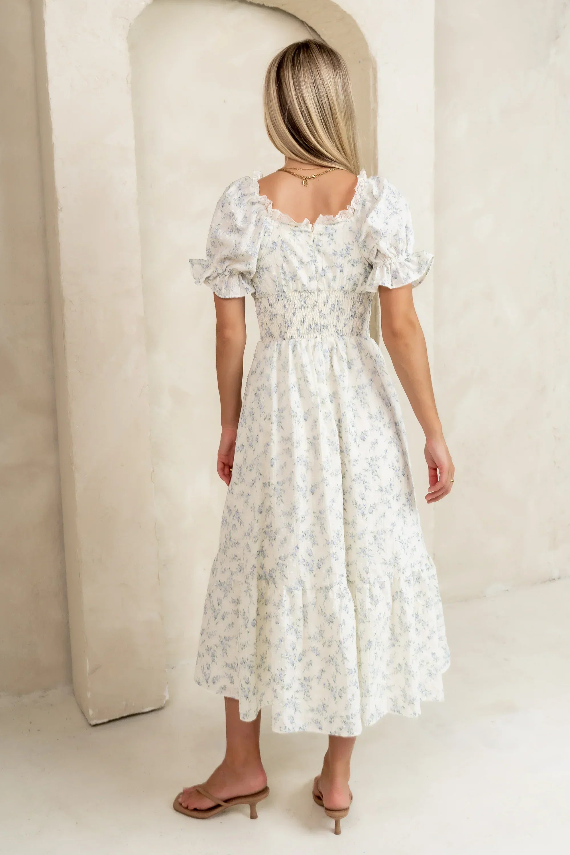 Travis Floral Midi Dress