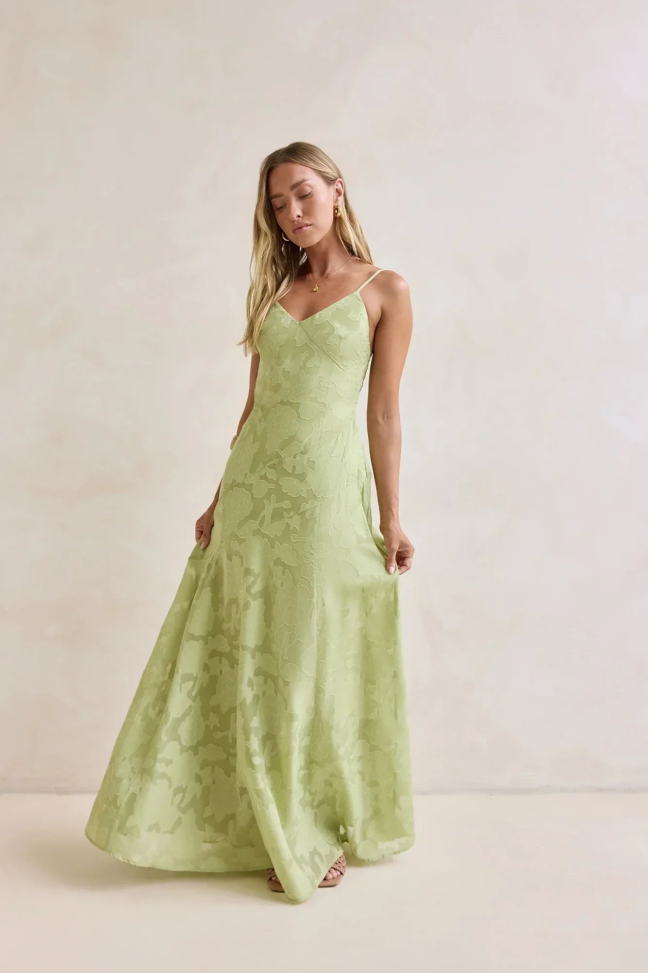 Dancing Spark Maxi Dress Sage