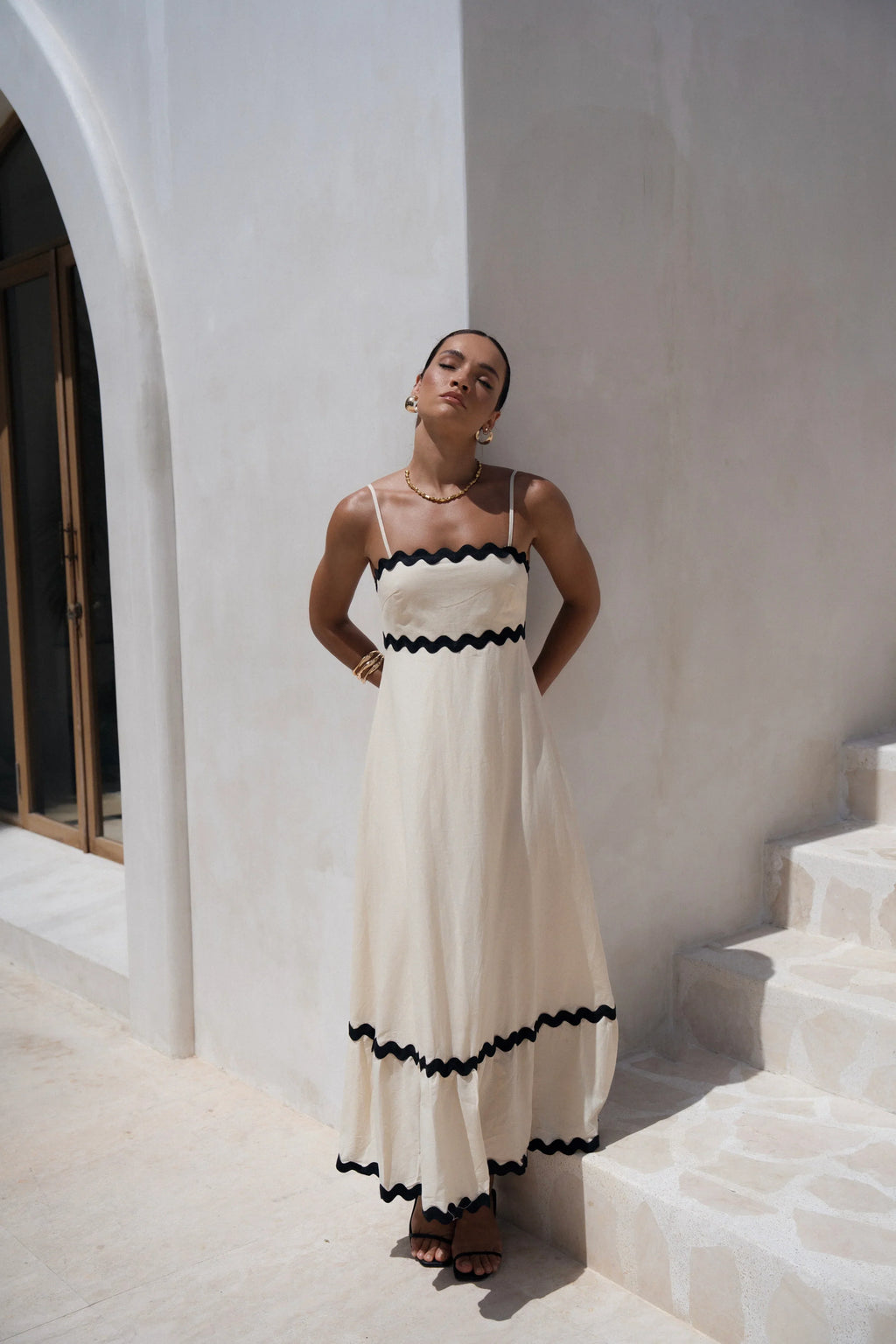 Millie Ric-Rac Summer Maxi Dress