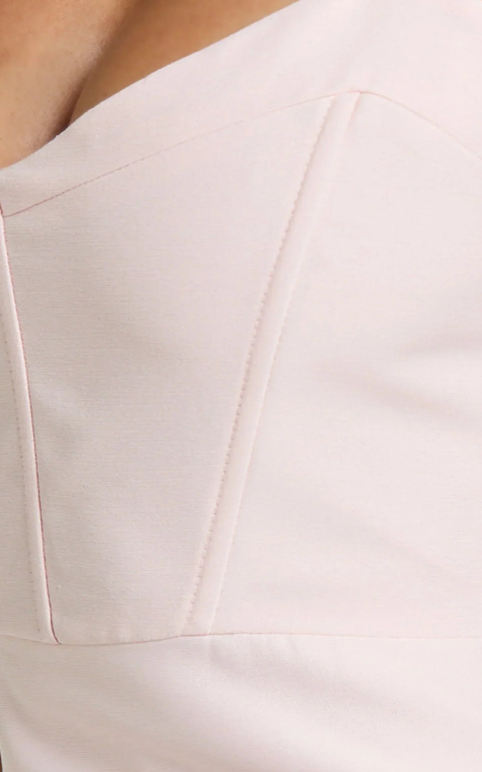 Janice Mini Dress - Square Neckline Dress In Pink