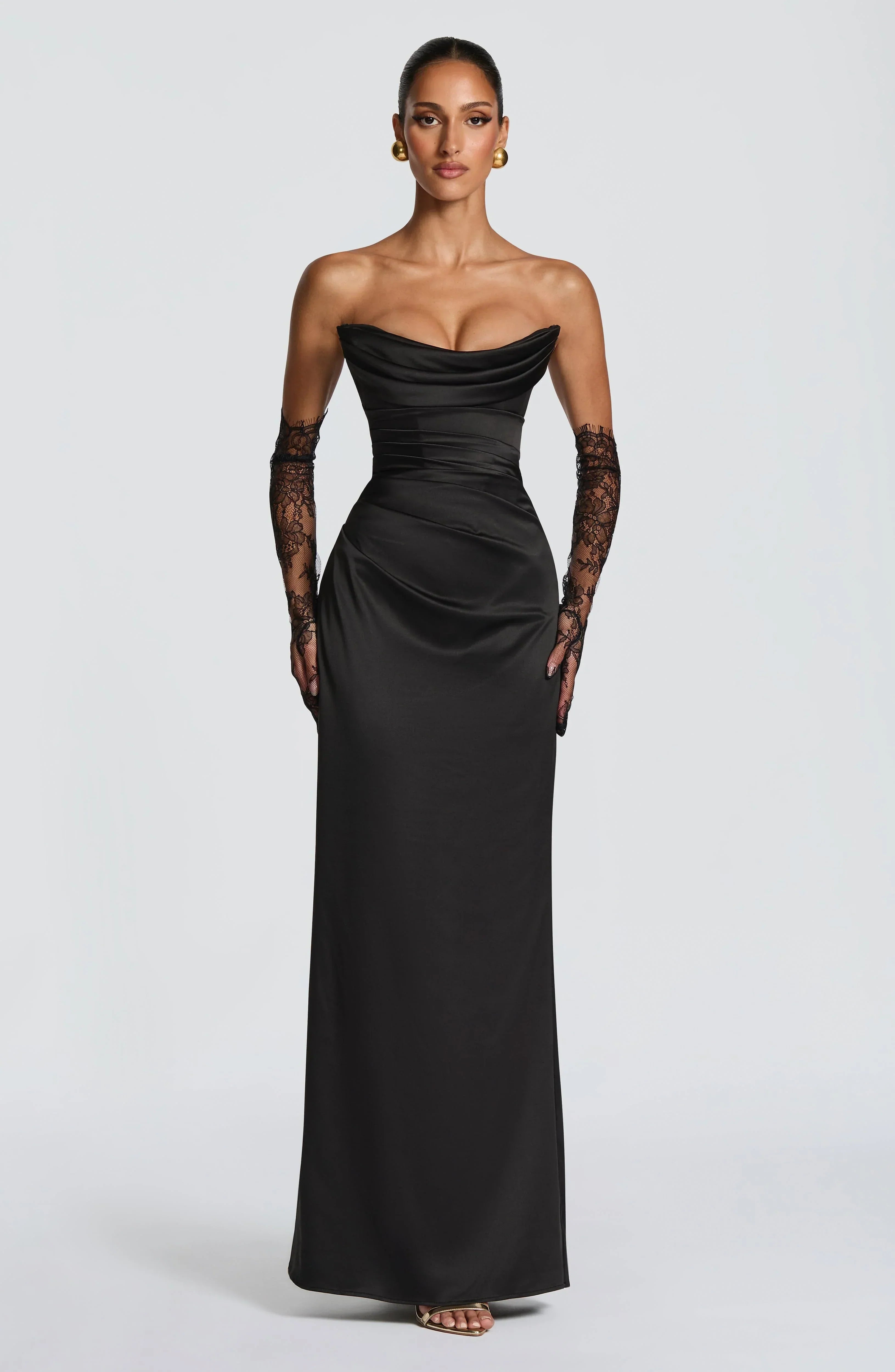 Vessa Maxi Dress - Black