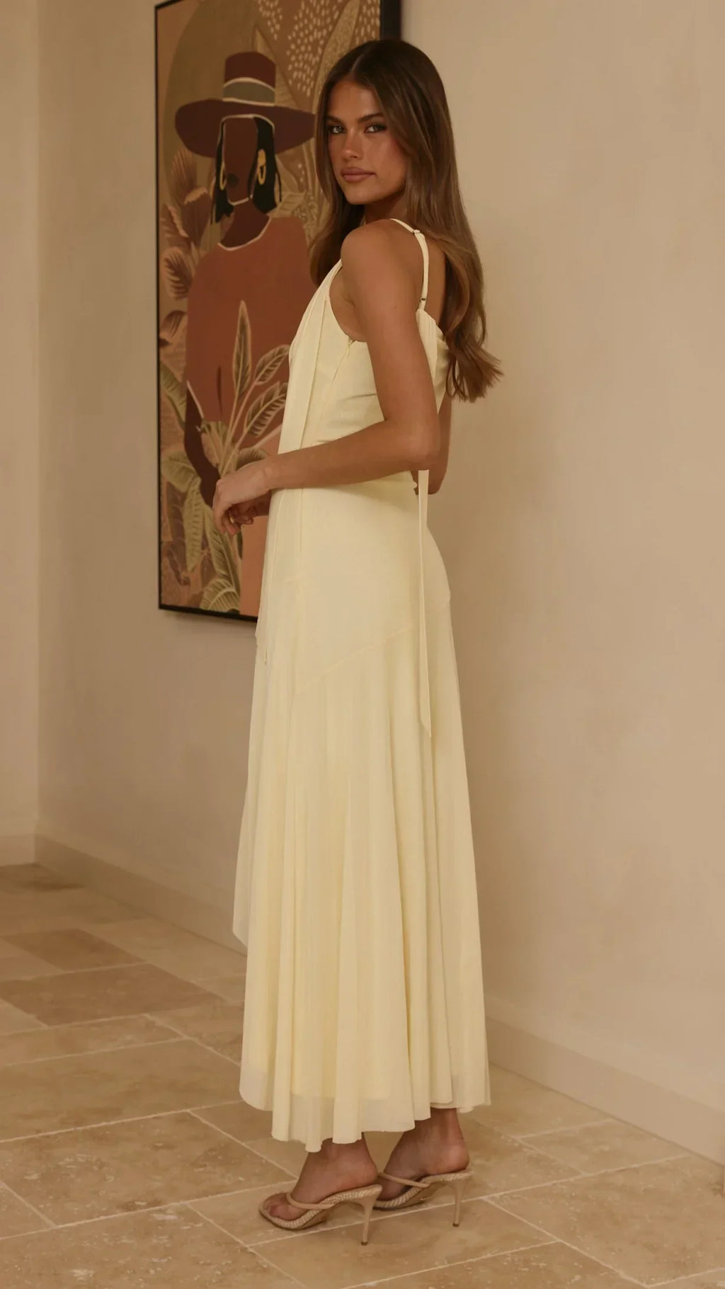 Lucy Maxi Dress - Yellow