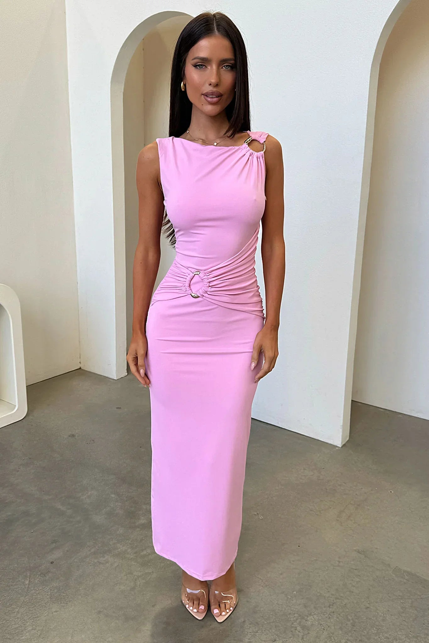 Alexie Maxi Dress - Pink