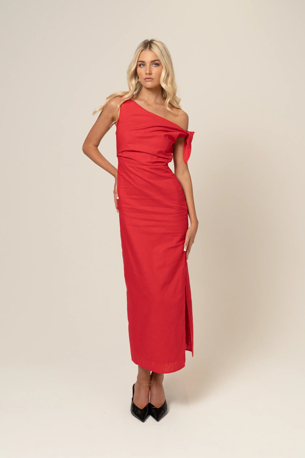 Ashley Drop Shoulder Midi Dress