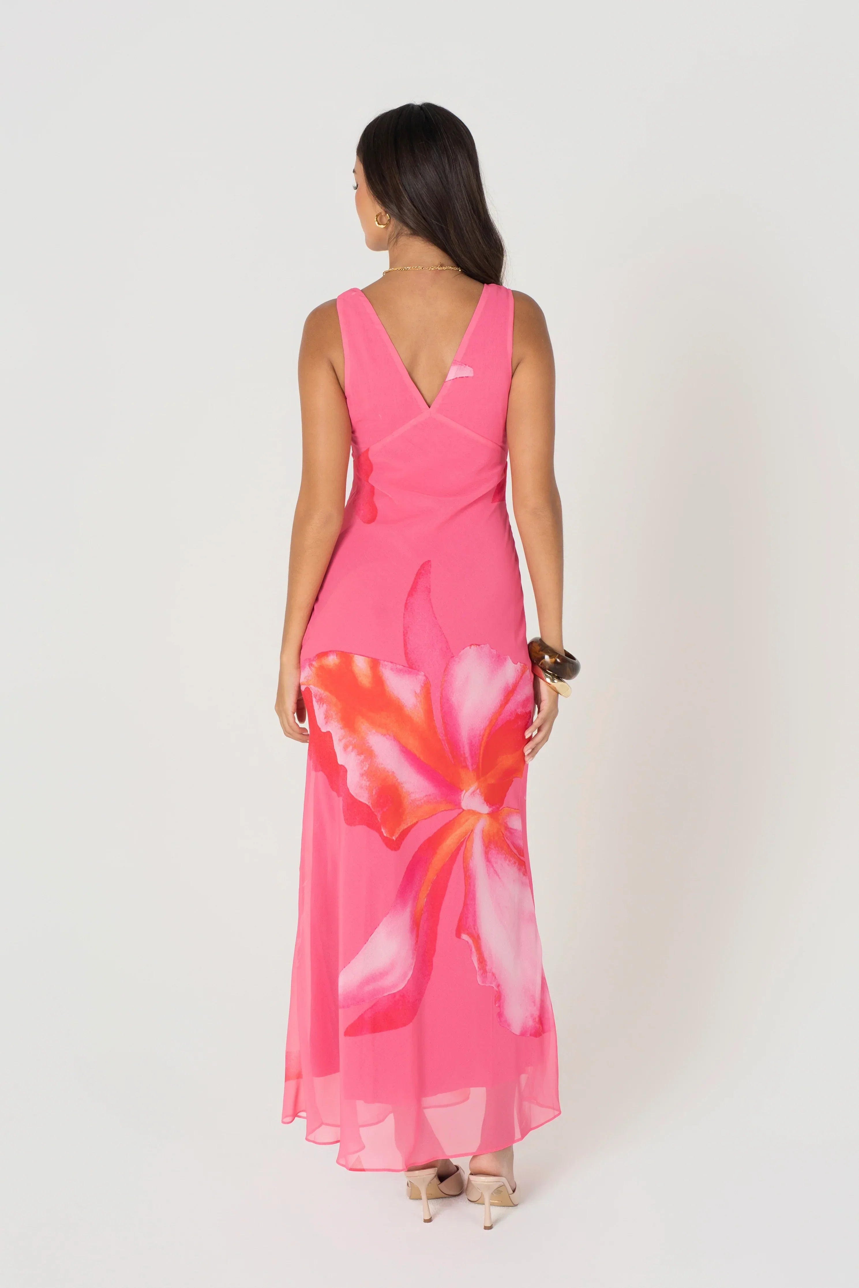 Bailey V-Neck Midi Dress