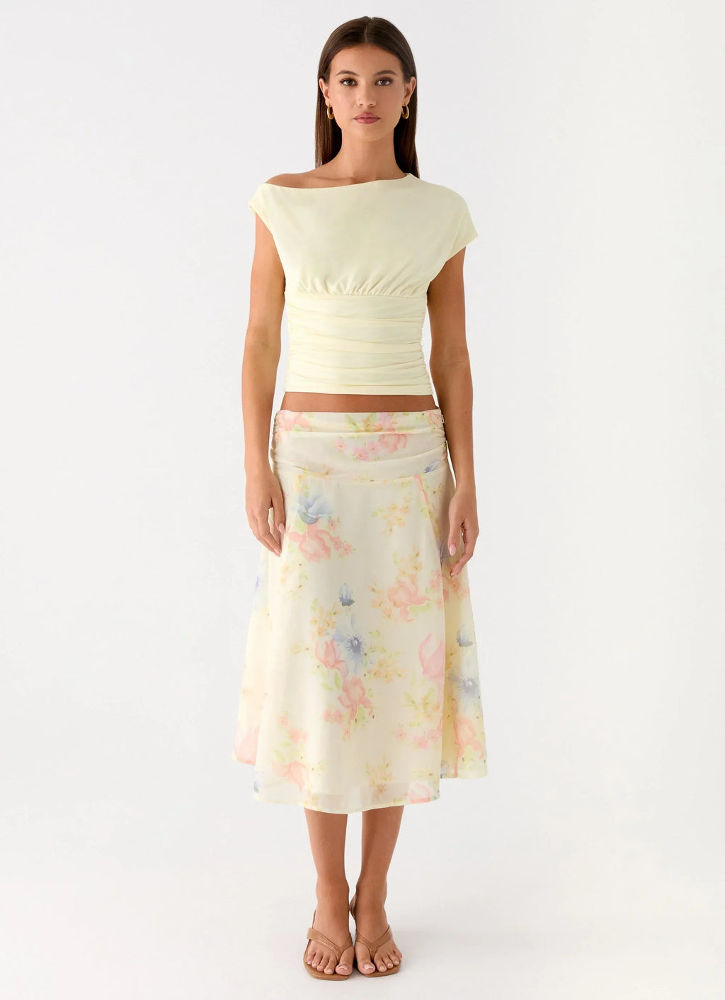 Valley Midi Skirt Spring Meadow
