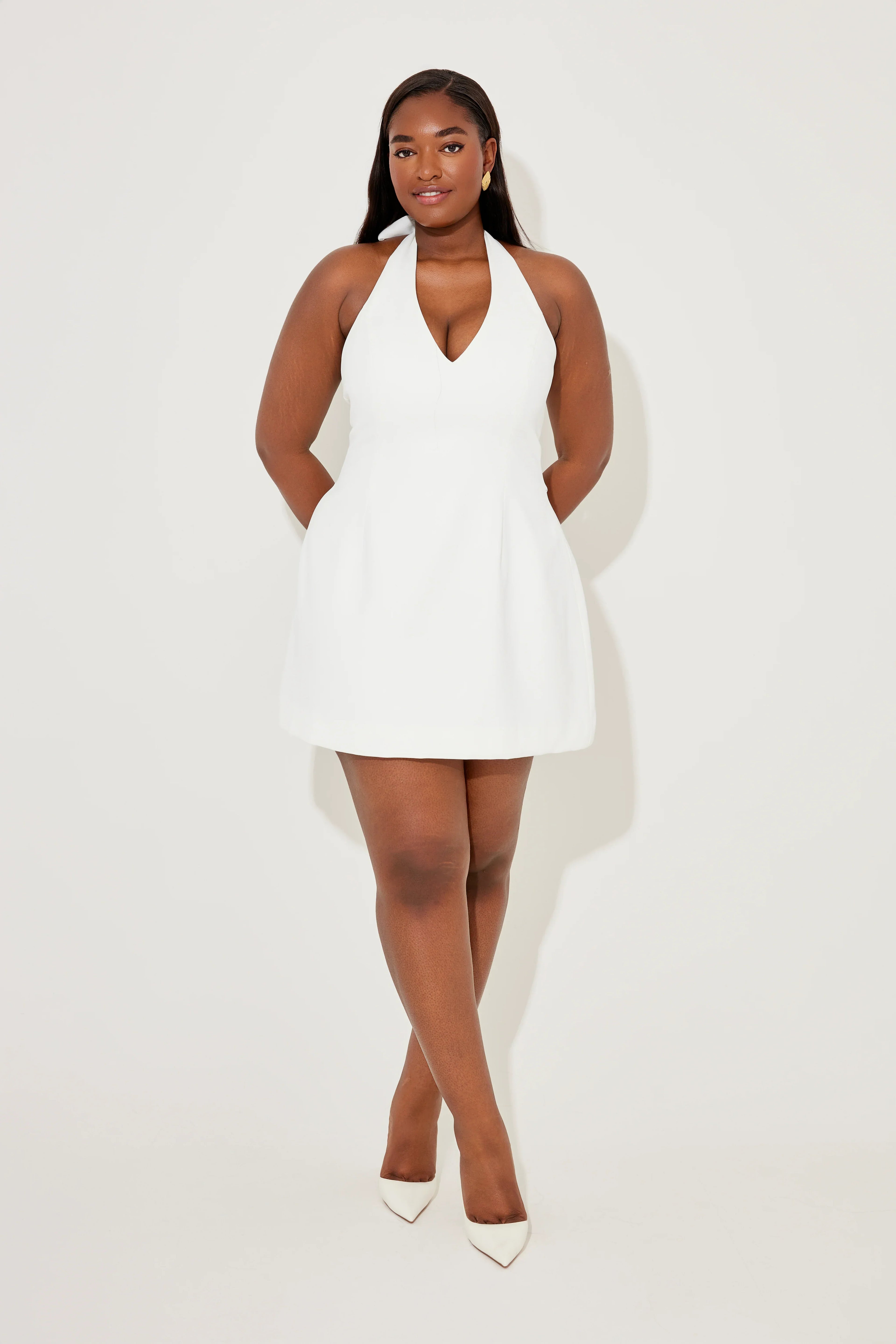 Volume Skirt Mini Dress