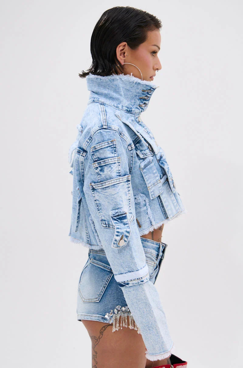 Arianne Patchwork Denim Jacket