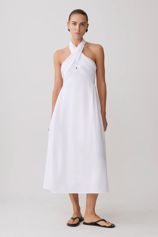 Rosie Linen Midi Dress