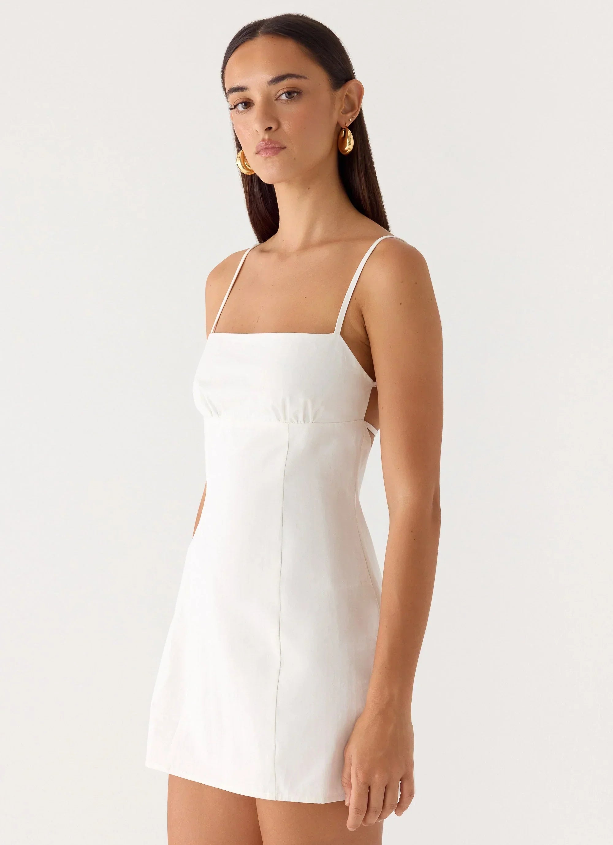 Second Sun Mini Dress White