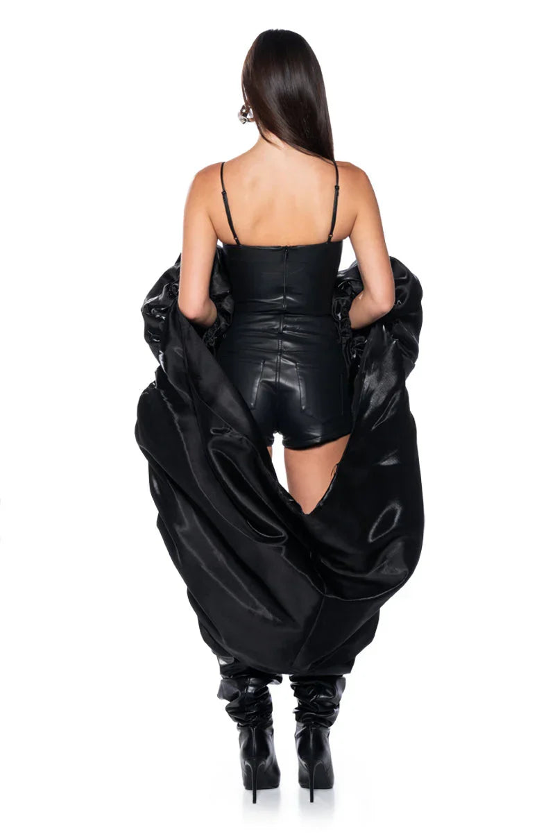 Holiday Shrug With Draping Bag
