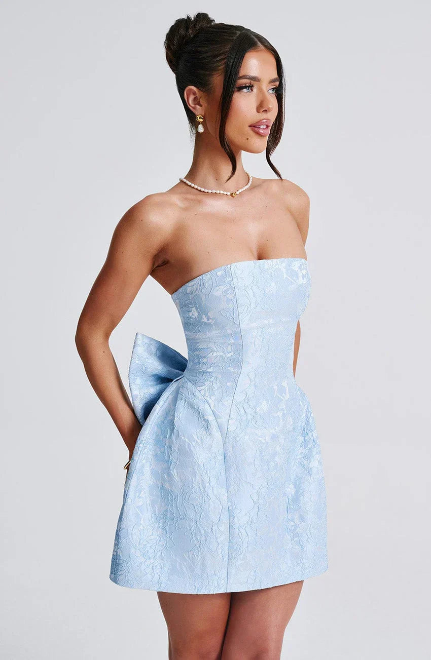 Elenora Mini Dress - Blue