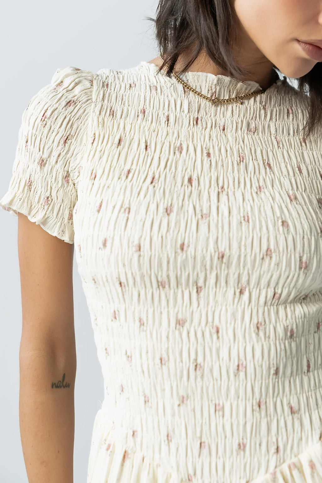 Jenny Smocked Midi Dress