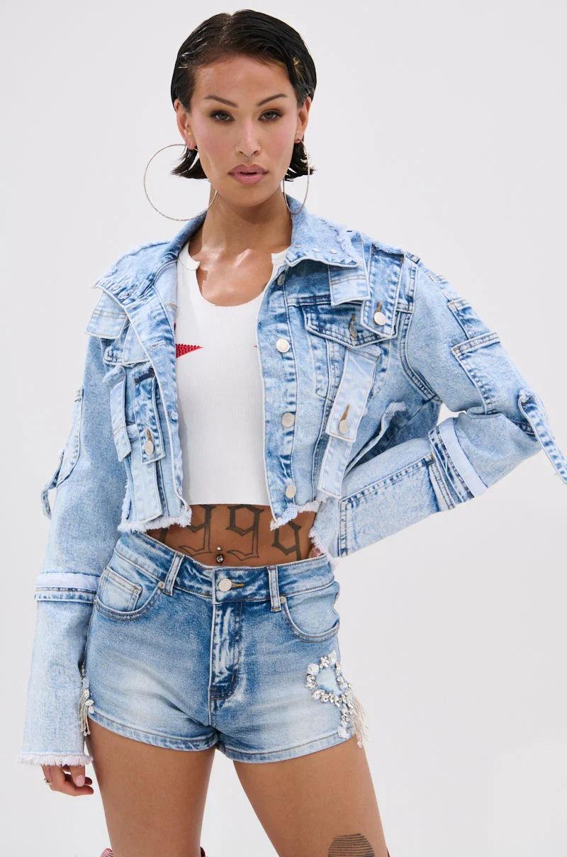 Arianne Patchwork Denim Jacket