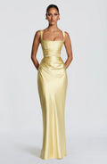 Calanthe Maxi Dress - Lemon