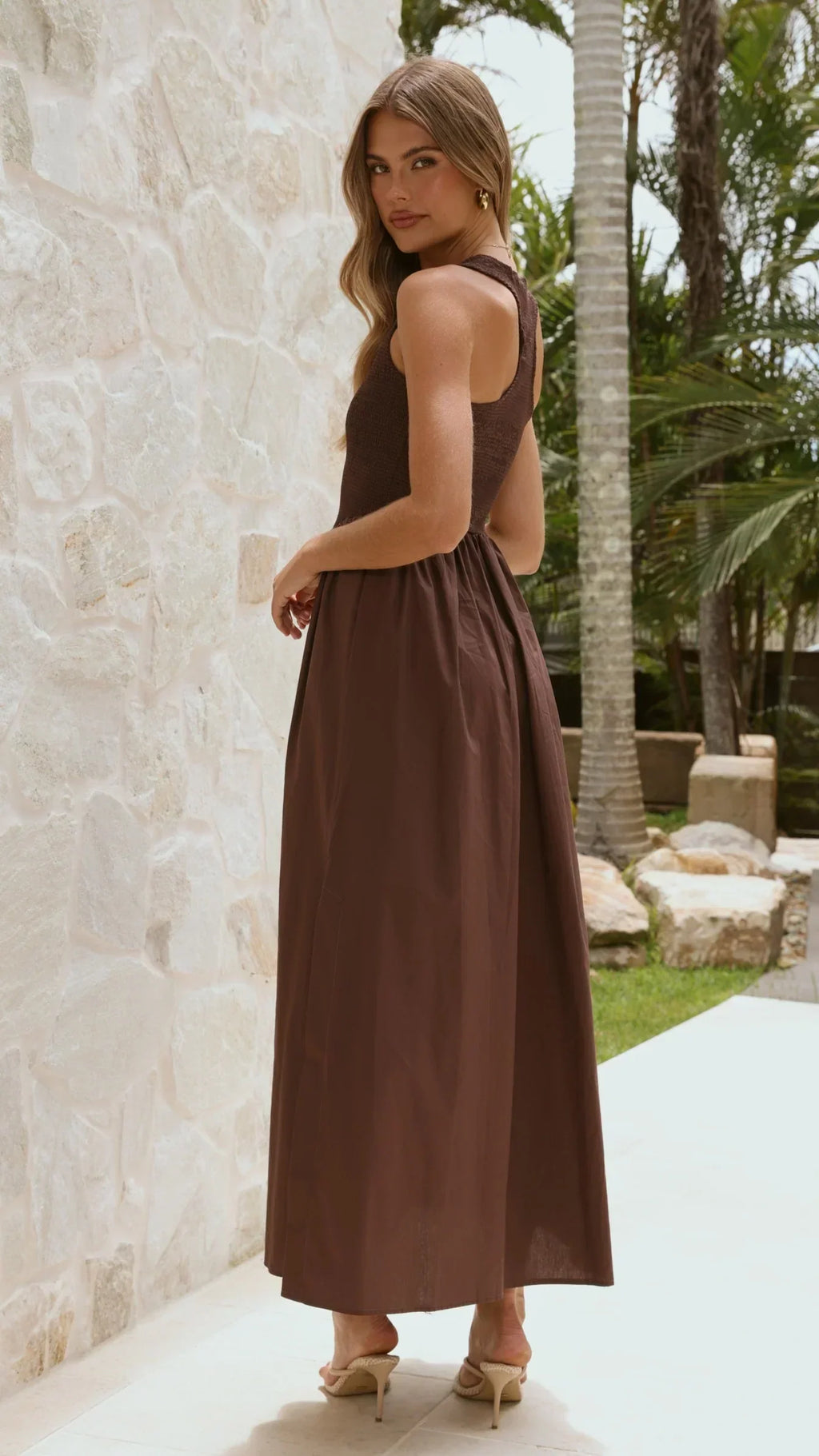 Amira Maxi Dress - Chocolate