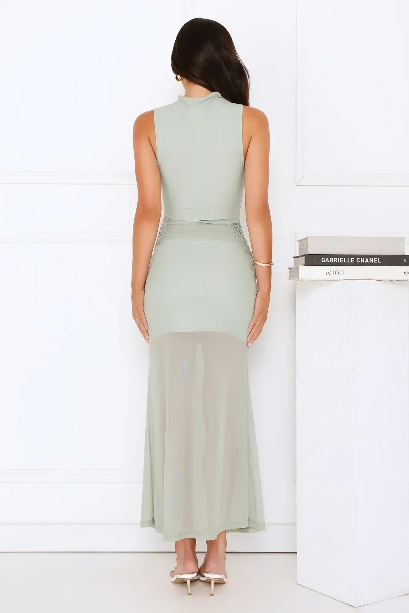 Dazzle Me Darling Mesh Maxi Dress