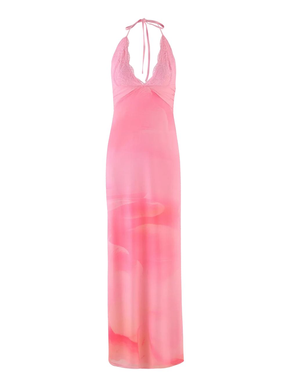 DENAE MAXI DRESS - PINK : FLORAL : PINK BLOSSOM
