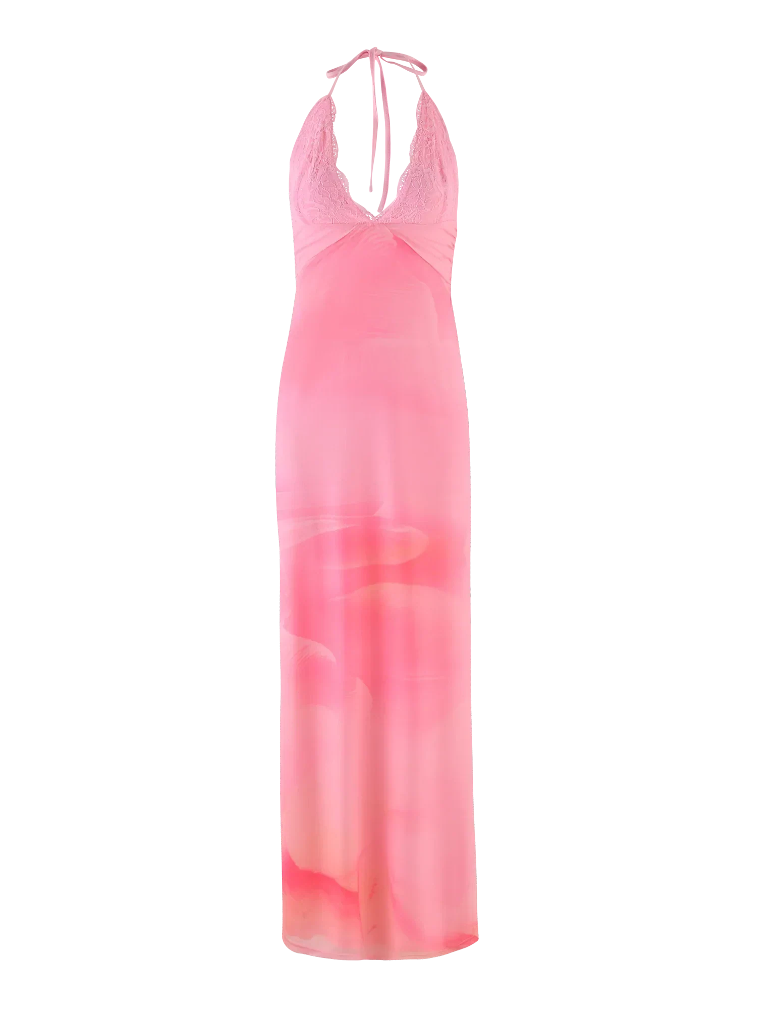 DENAE MAXI DRESS - PINK : FLORAL : PINK BLOSSOM