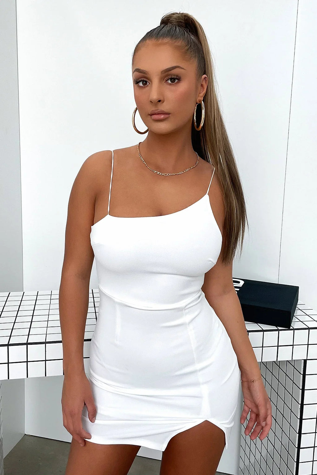 Kira Mini Dress - White