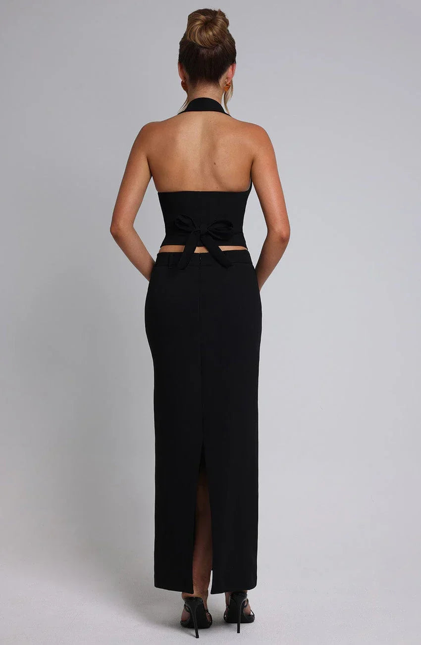 Piper Maxi Skirt - Black