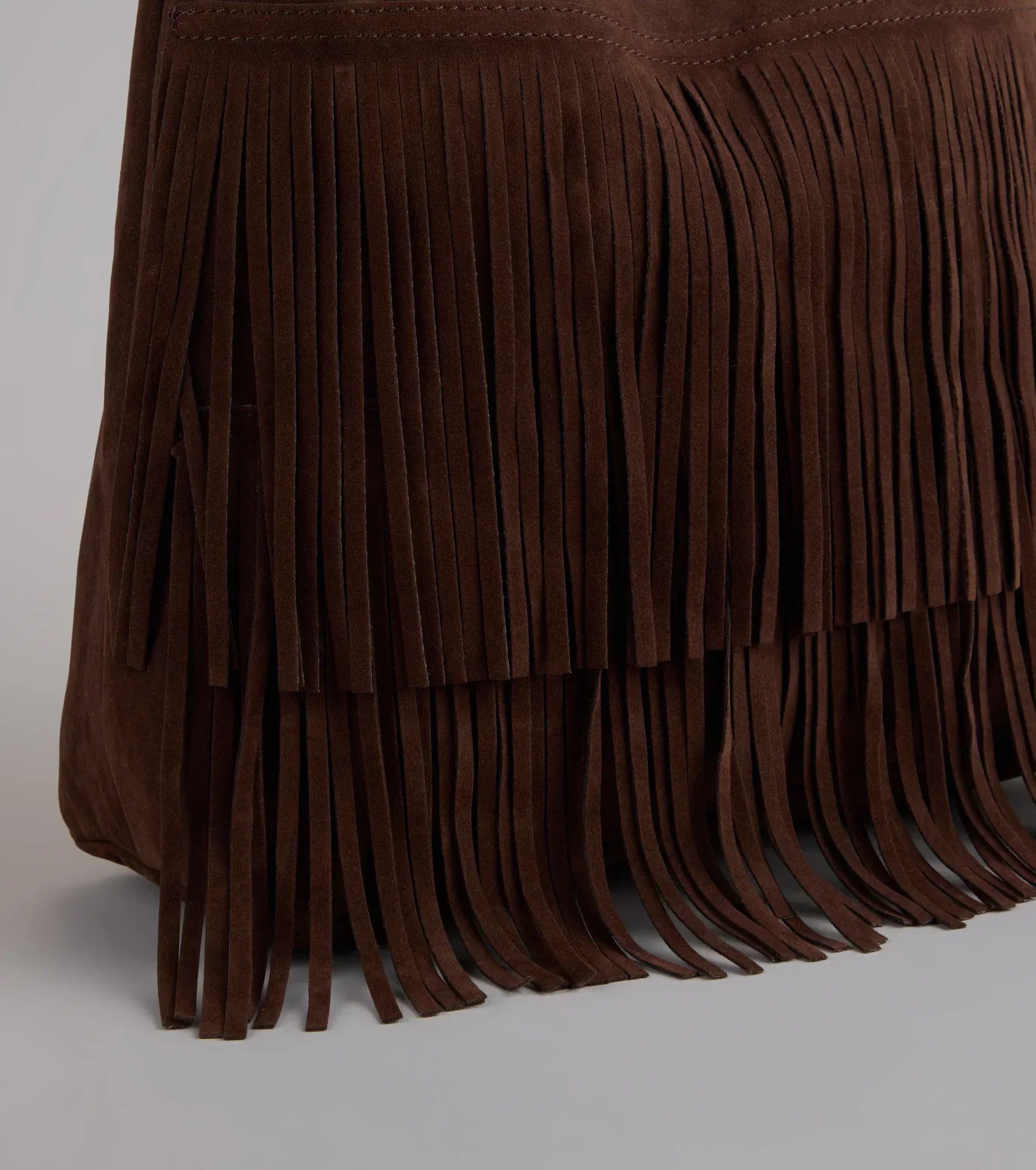 Fringe Benefits Fringe Tote Bag With Pouch